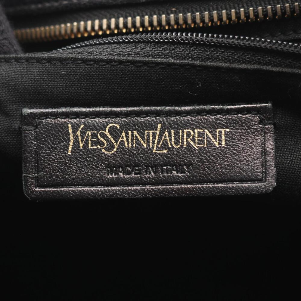 Saint Laurent Paris Cabas Handbag Leather Black - Picture 3 of 9